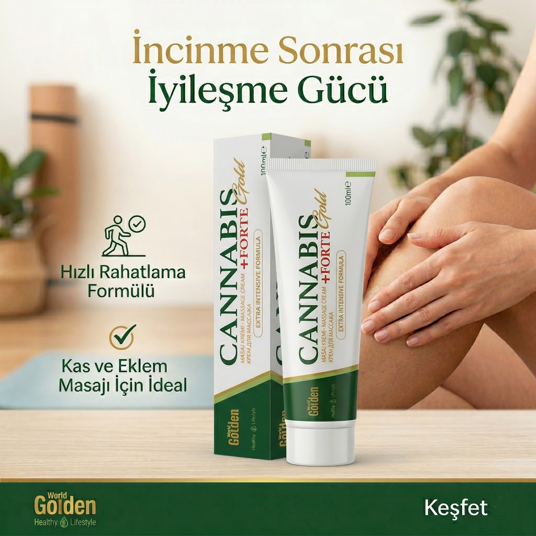 Cannabis Kremi ile iyileşme gücü