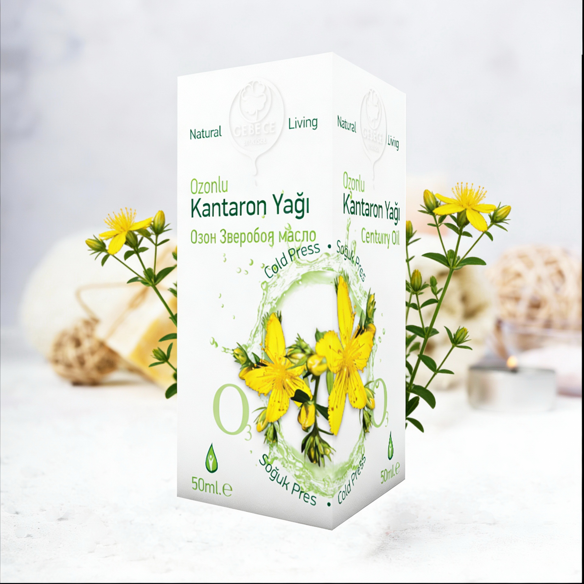 Ozonlu Kantaron Yağı