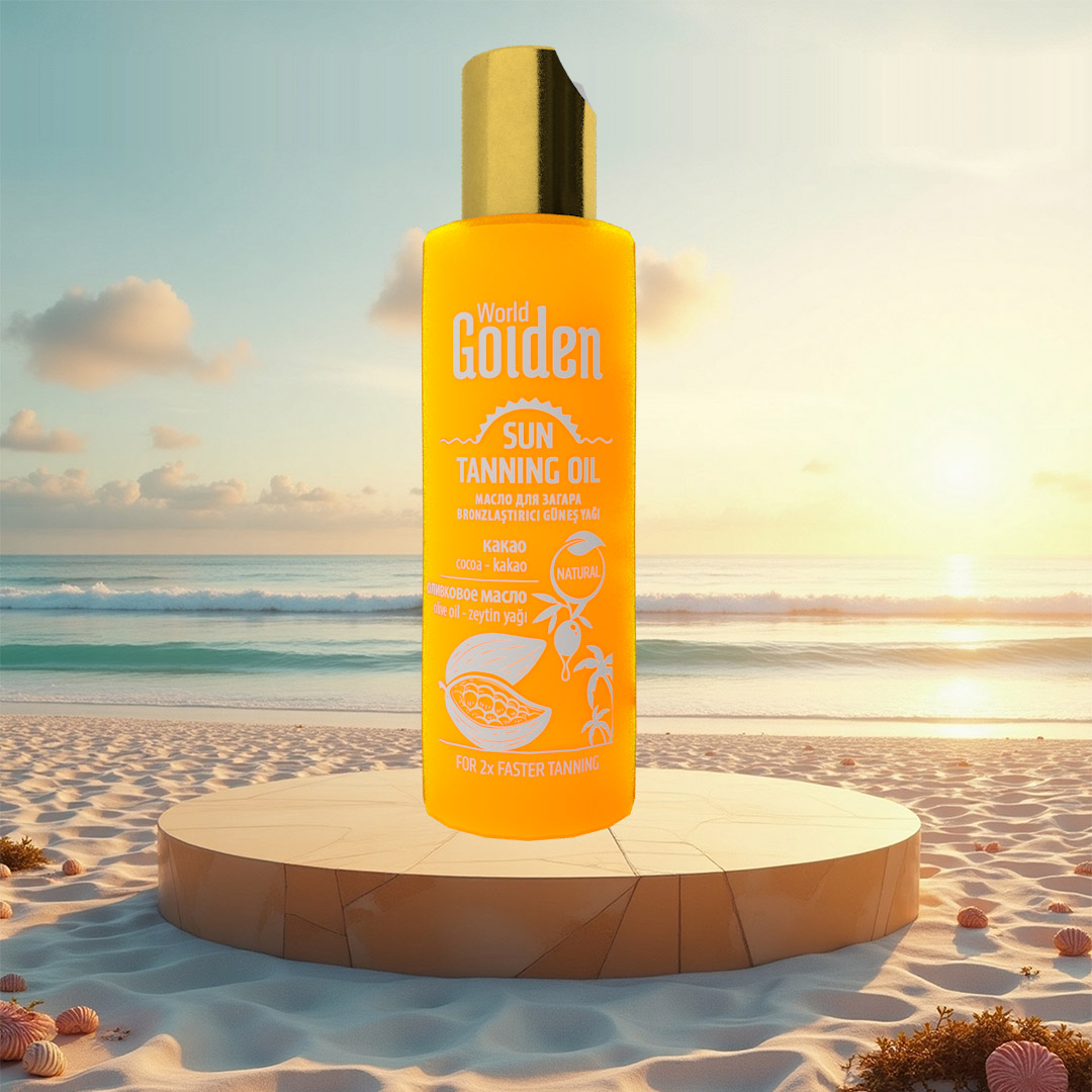 Bräunendes Sonnenöl mit Kakao- und Olivenöl 150 ml