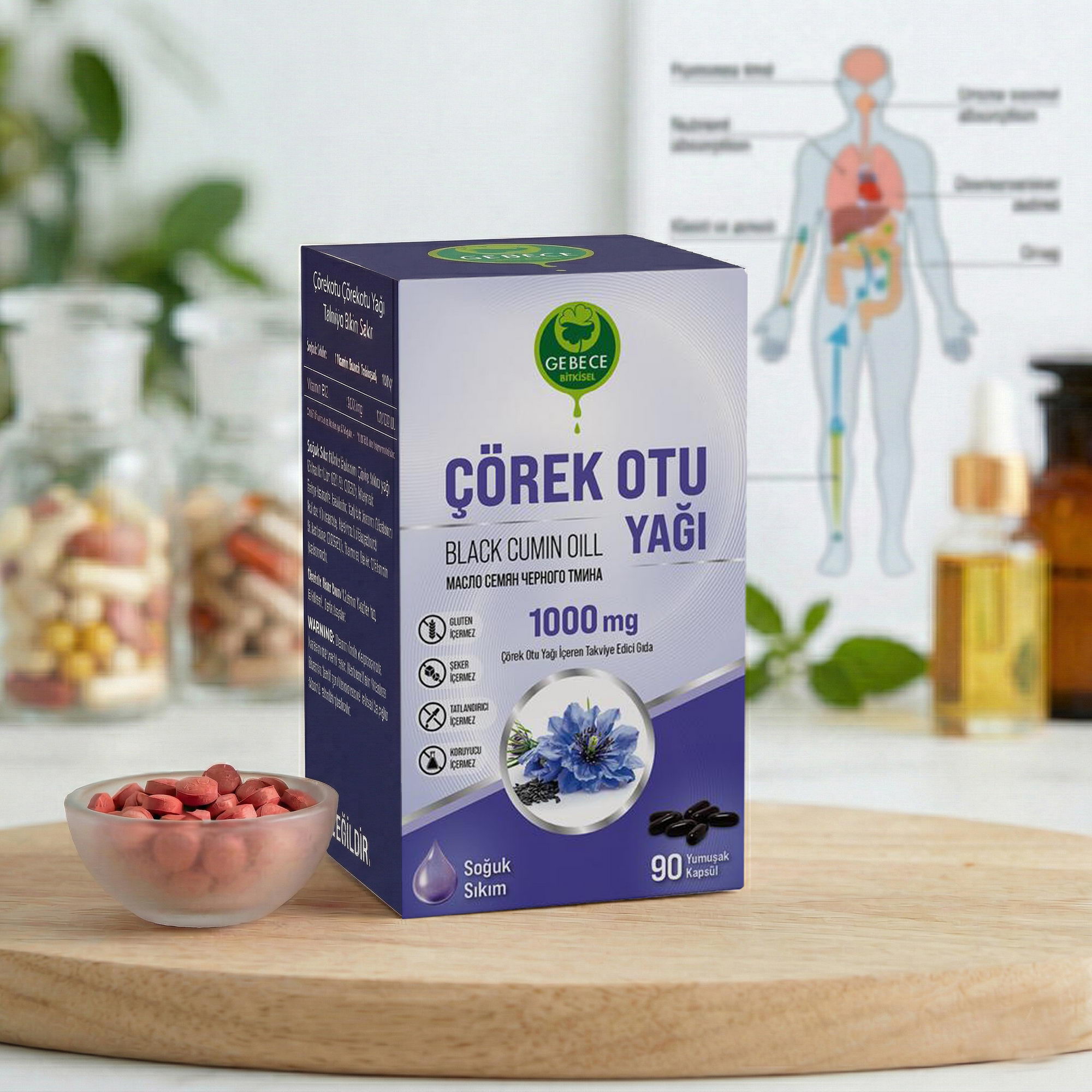Çörekotu Yağı 1000 Mg