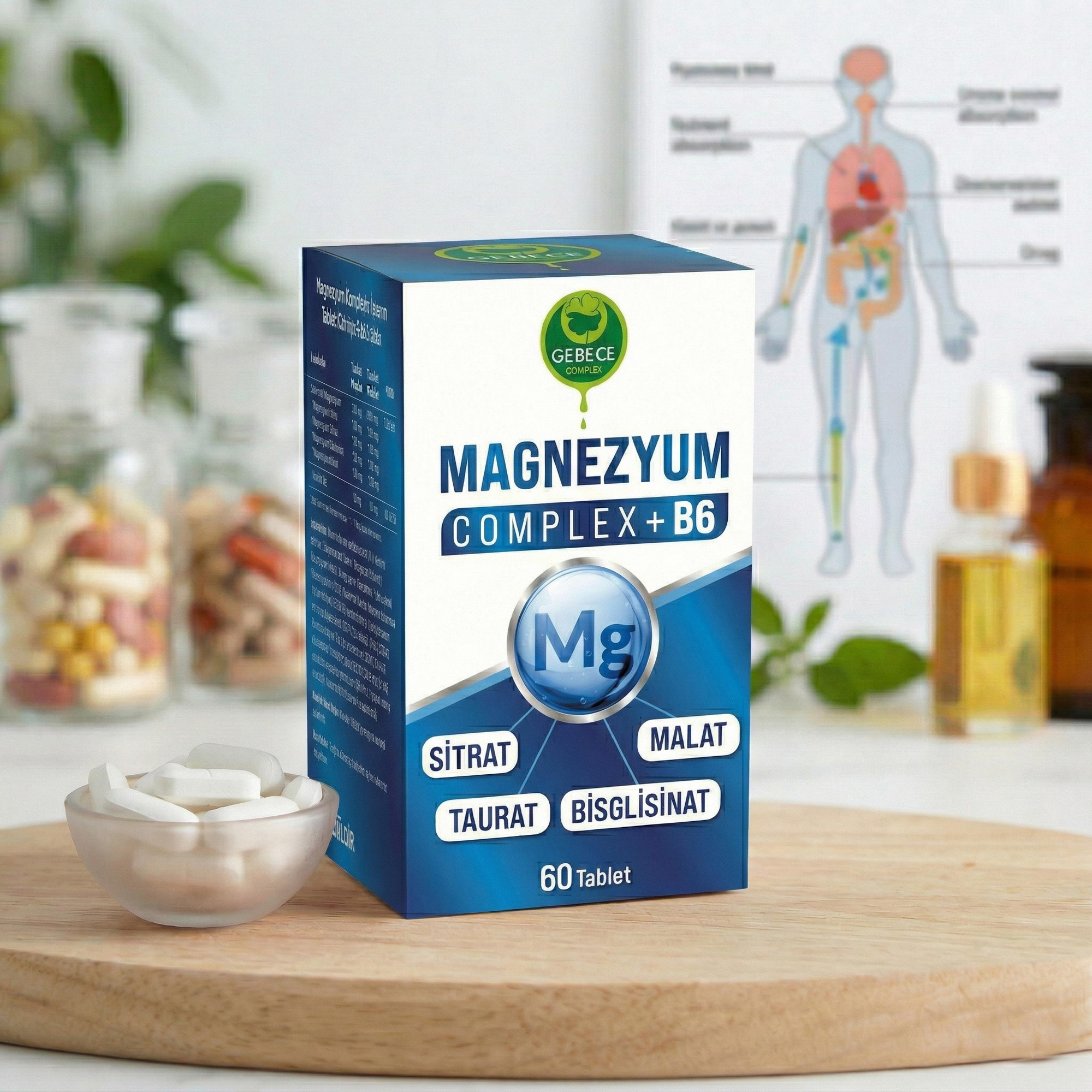Magnezyum Complex + B6