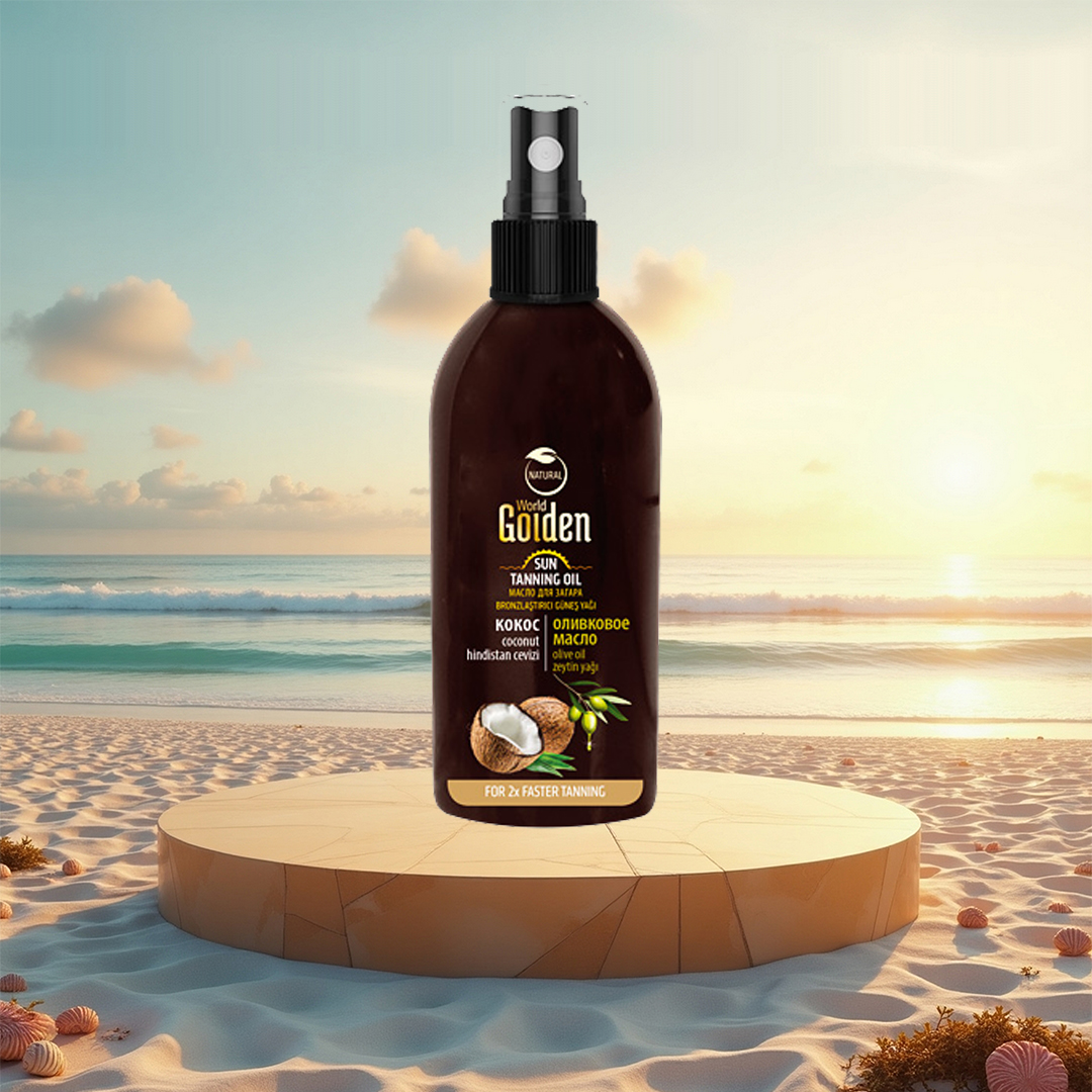 Bronzlaştırıcı Güneş Yağı Hindistan Cevizi ve Zeytinyağı
